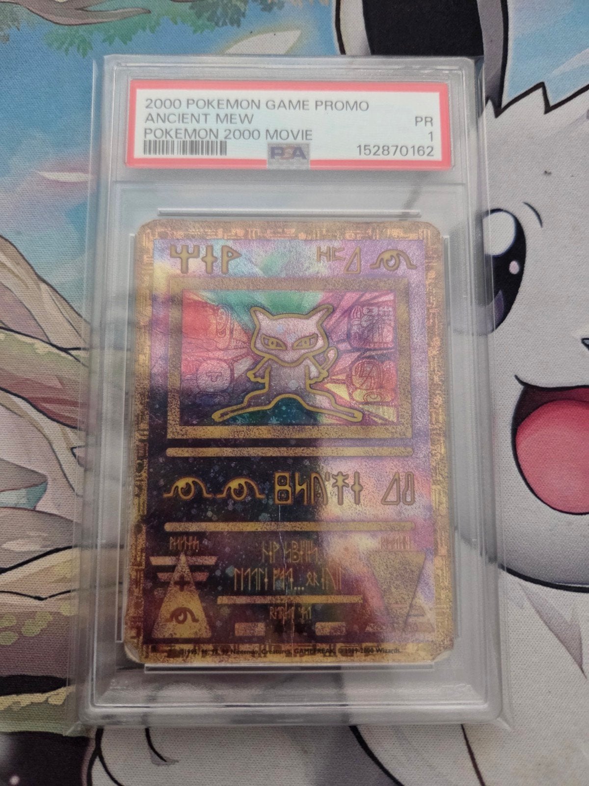 Ancient Mew Pokémon 2000 Movie - PSA 1, Hobby en Vrije tijd, Verzamelkaartspellen | Pokémon, Ophalen of Verzenden, Zo goed als nieuw