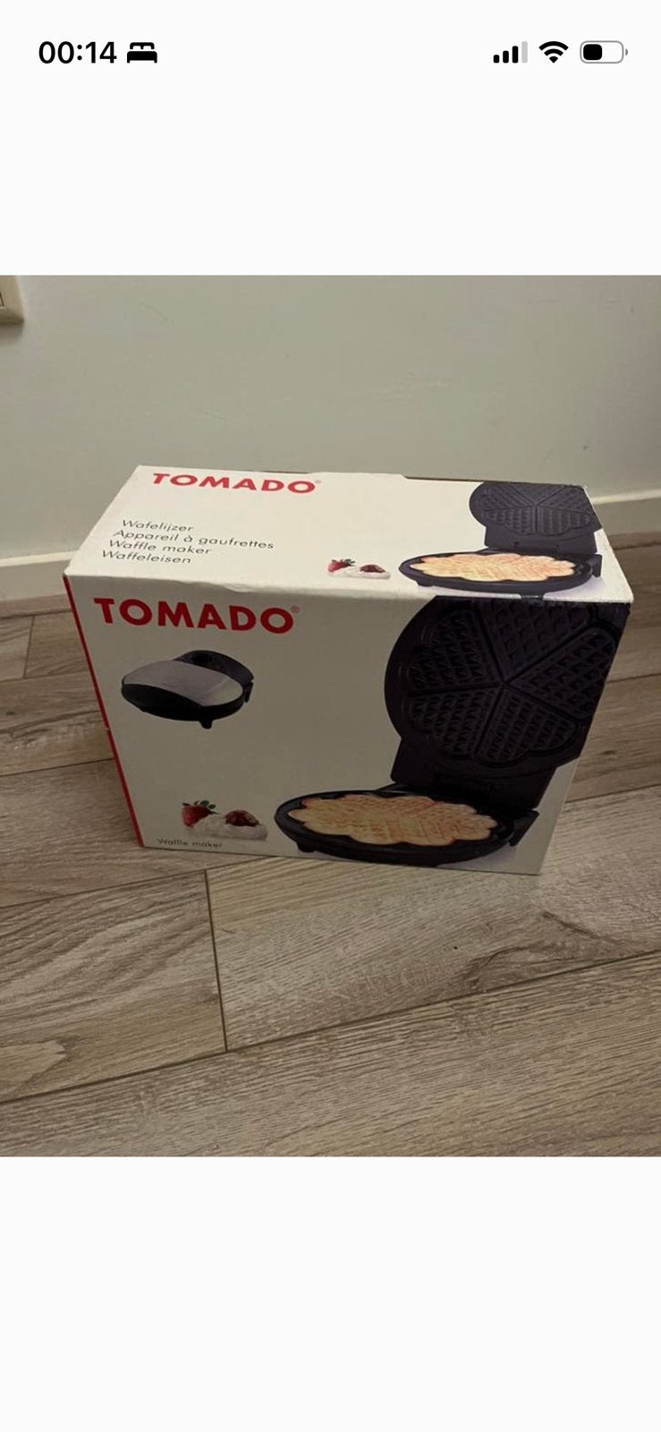 Tomado wafel ijzer, Ophalen, Nieuw