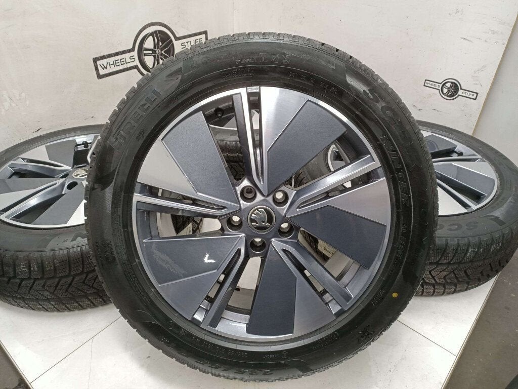 Skoda Enyaq lichtmetaal velgen 19"inch winterbanden 5x112, Auto-onderdelen, Banden en Velgen, Ophalen, Nieuw, 19 inch, Banden en Velgen