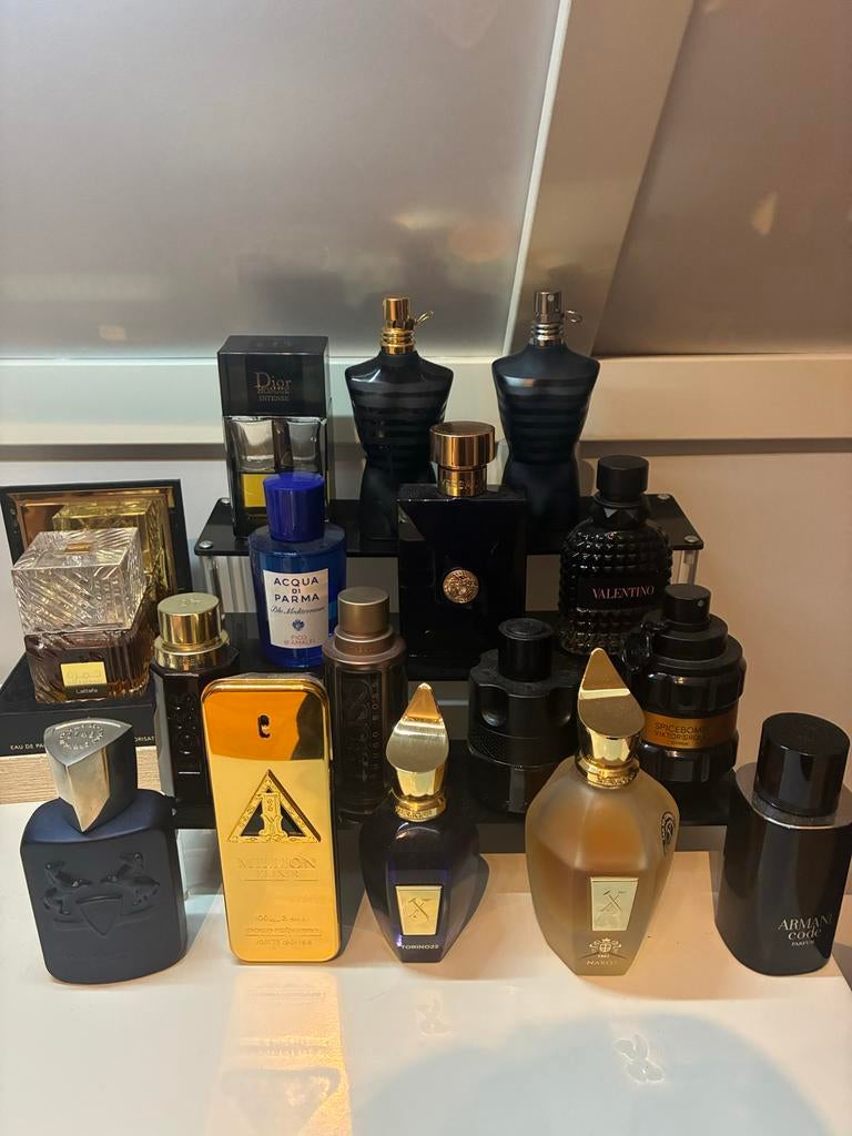Grote collectie herenparfums, Ophalen of Verzenden, Gebruikt