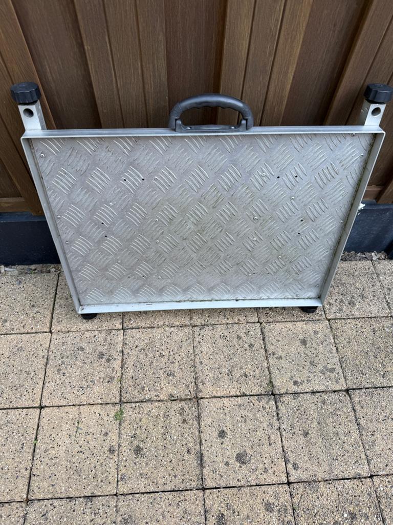 Aluminium plateau 70x50 compleet, Ophalen of Verzenden, Gebruikt, Overige typen
