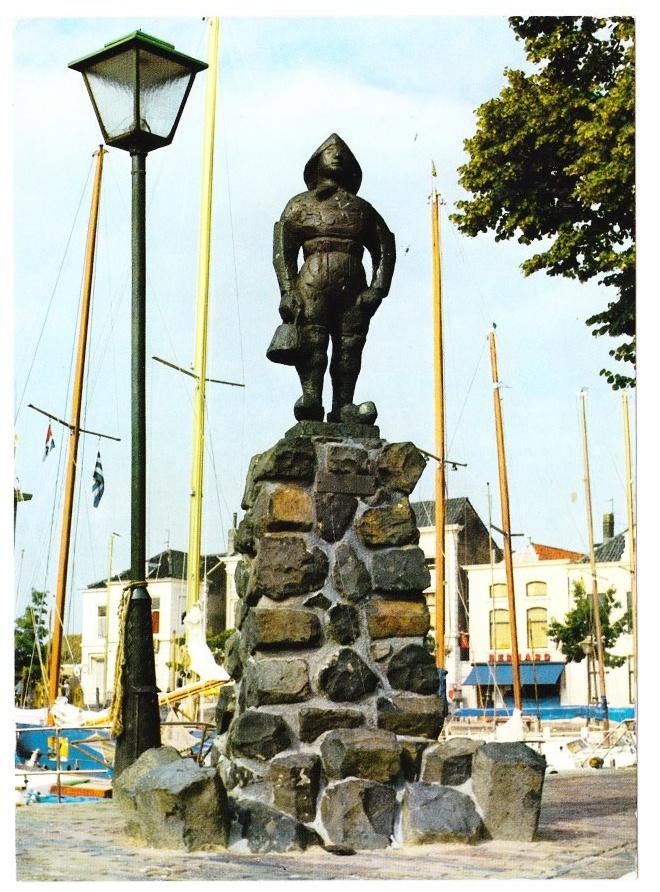 Middelharnis Kofjekokertje - gelopen ansichtkaart B2712, Ophalen of Verzenden, 1980 tot heden, Gelopen