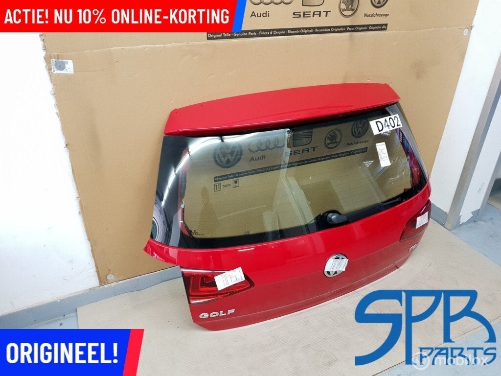 VW GOLF 7 VII Achterklep TORNADO RED ROOD LY3D KLEP BAGAGE