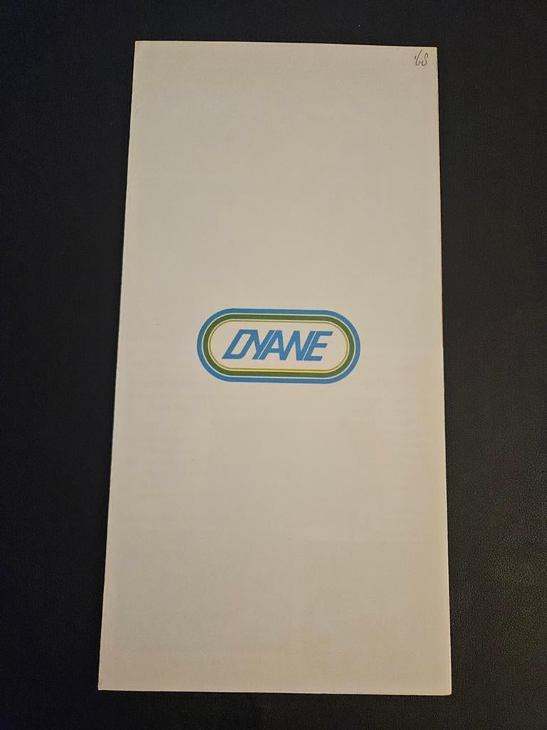 Brochure Citroën Dyane 1967, Ophalen of Verzenden, Zo goed als nieuw, Citroën