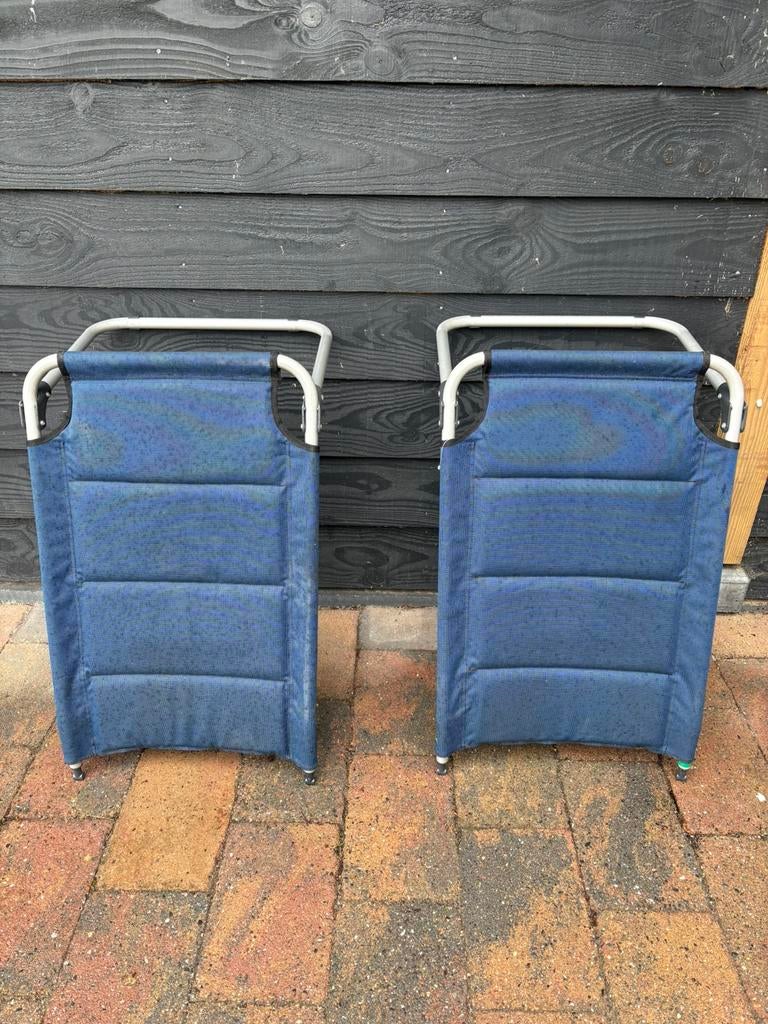 Twee voetenbanken tbv vrijbuiter campingstoelen, Ophalen, Zo goed als nieuw, Campingstoel
