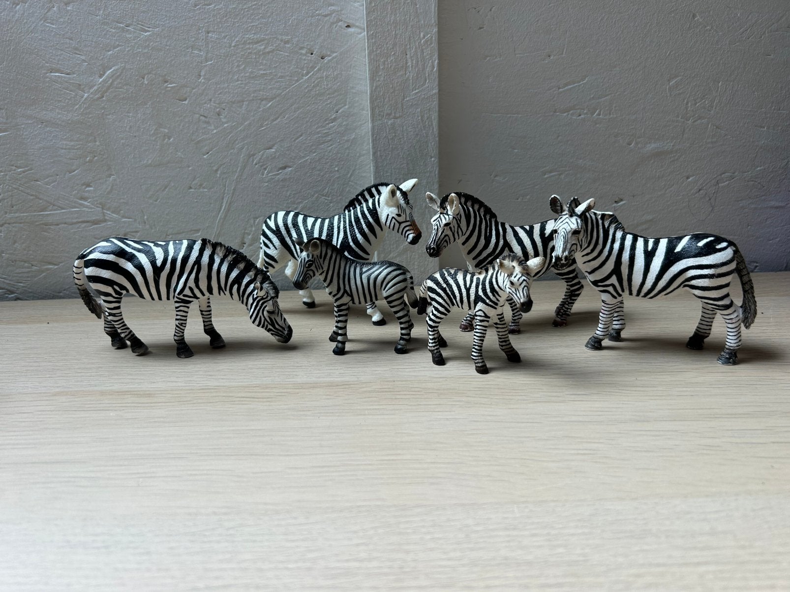 Schleich zebras, Ophalen of Verzenden, Zo goed als nieuw, Paard, Beeldje of Figuurtje