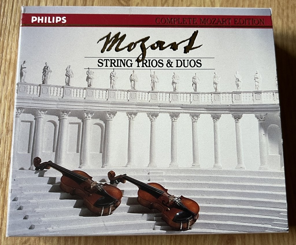 2CD Mozart - String Trios & Duos, Ophalen of Verzenden, Classicisme, Zo goed als nieuw, Kamermuziek