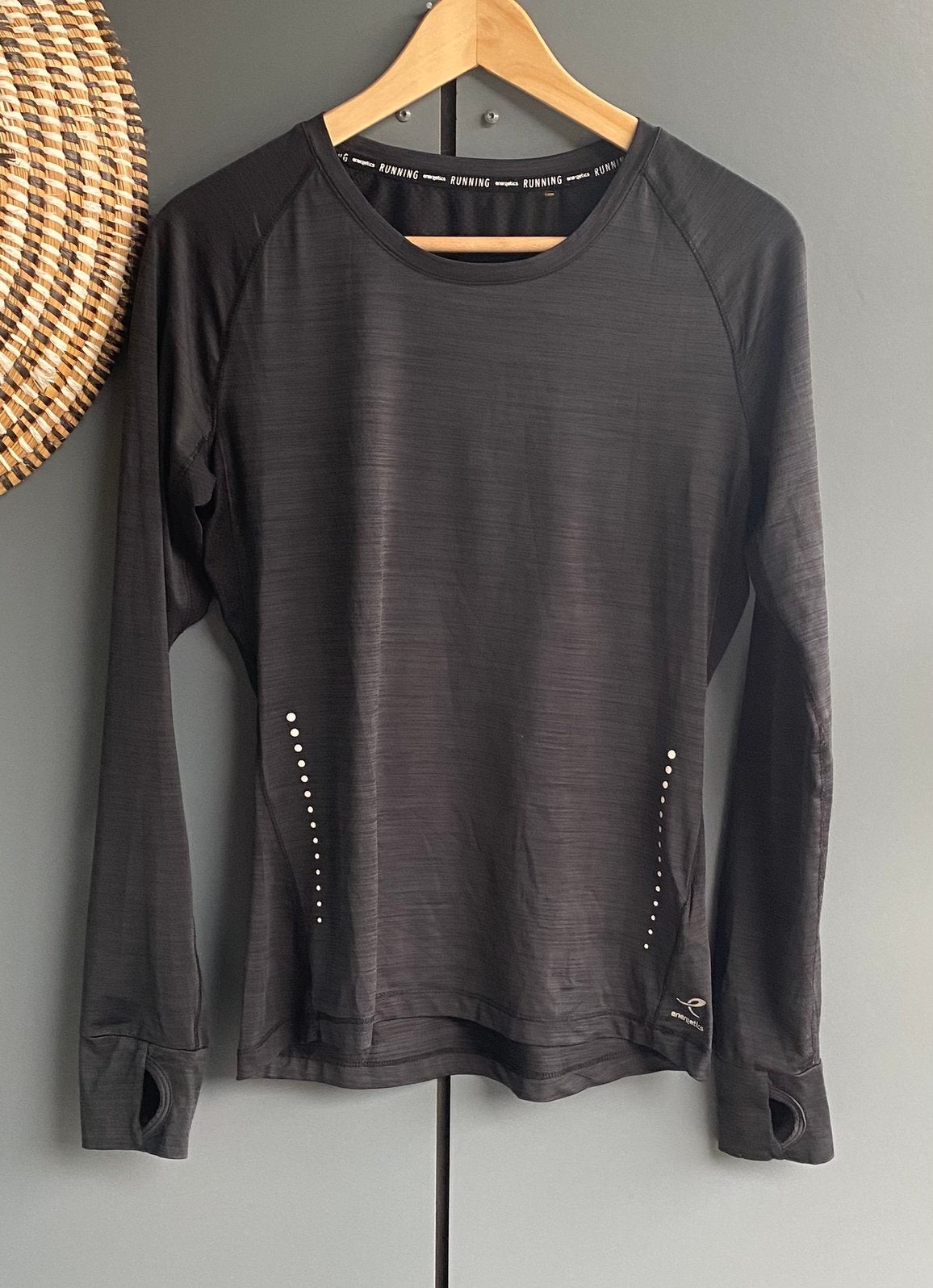 Zgan ENERGETICS running sportshirt..mt:38, Maat 38/40 (M), B, Verzenden, Zwart