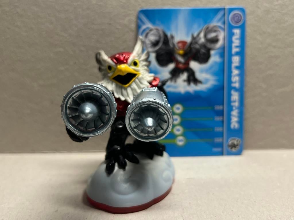 Skylanders Trap Team Full Blast Jet-Vac mét kaart, 1 speler, Ophalen of Verzenden, Zo goed als nieuw, Role Playing Game (Rpg)