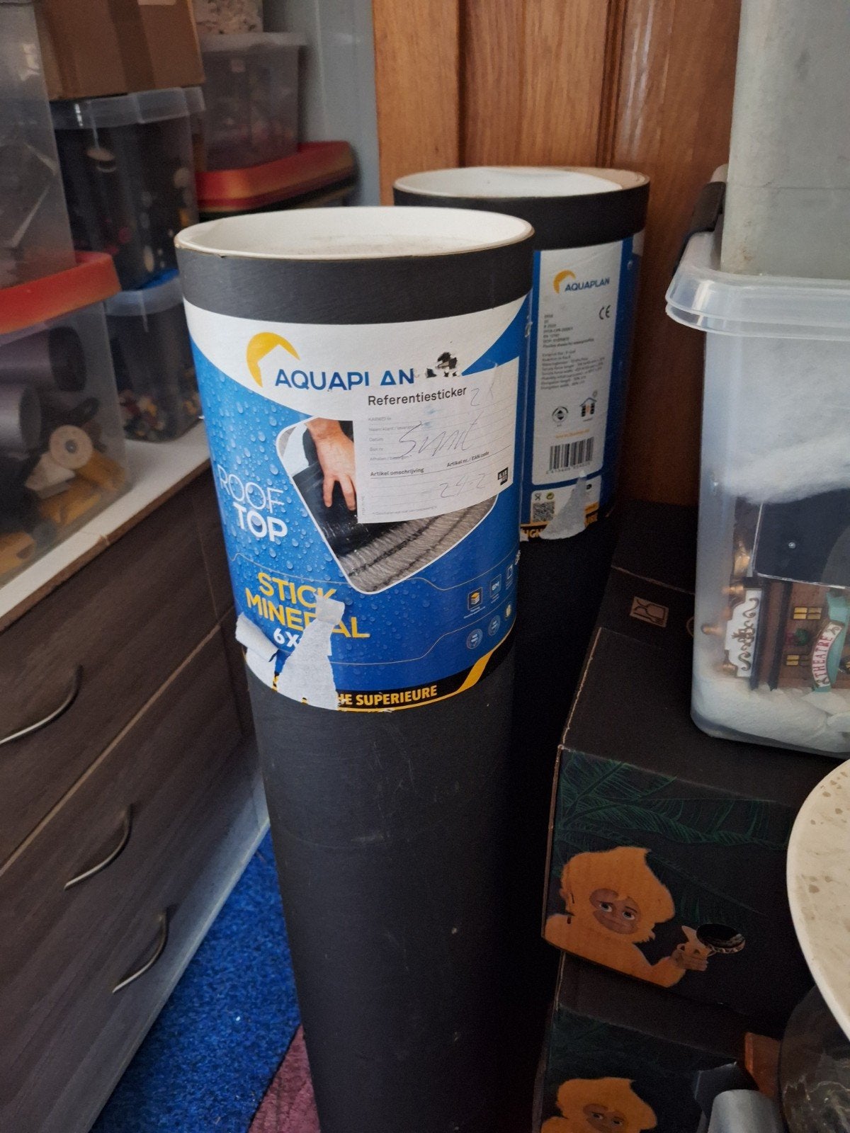 Aquaplan Roof Top Stick Mineral dakleer, Doe-het-zelf en Verbouw, Ophalen, Overige materialen, 10 tot 15 m², Zwart