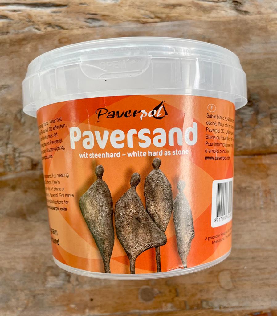 Paverpol Paversand ‘wit steenhard’ ca. 900 gram, Ophalen of Verzenden, Gebruikt