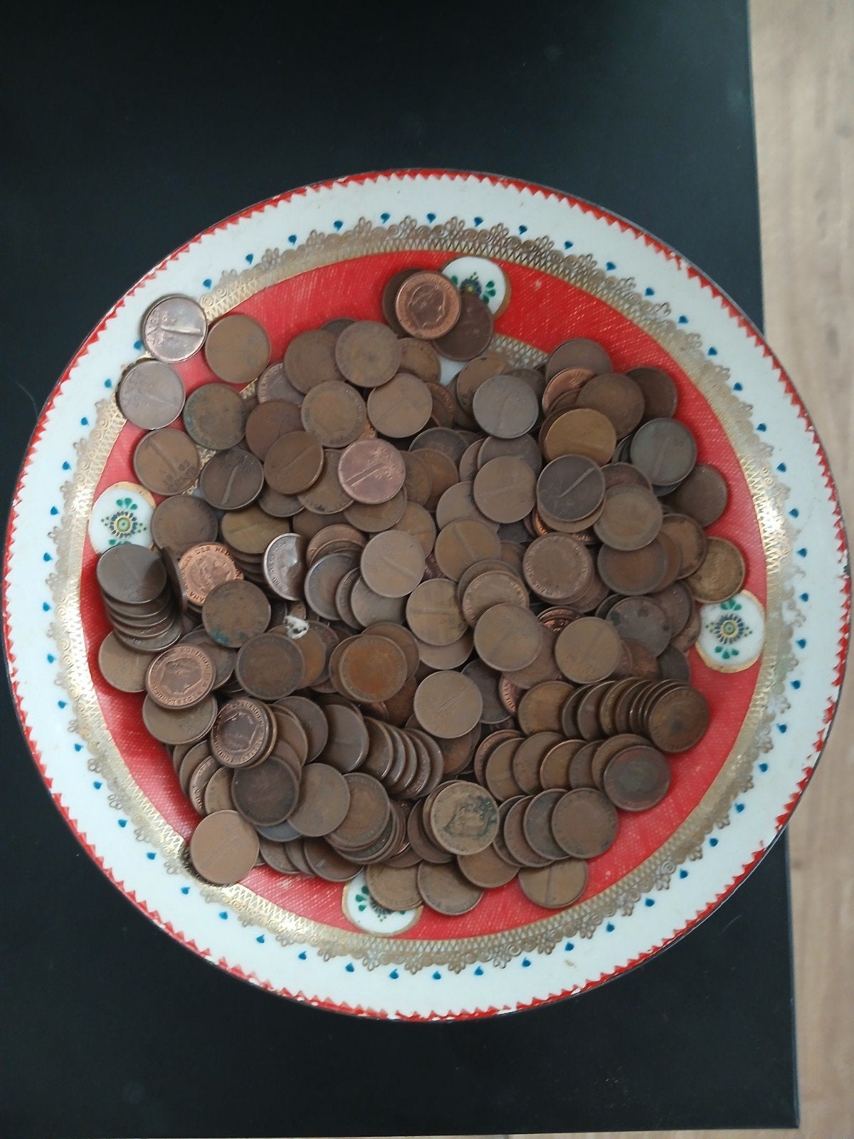 grote partij oude gulden centen 1 cent zie foto prijs €20, Antiek en Kunst, Ophalen of Verzenden