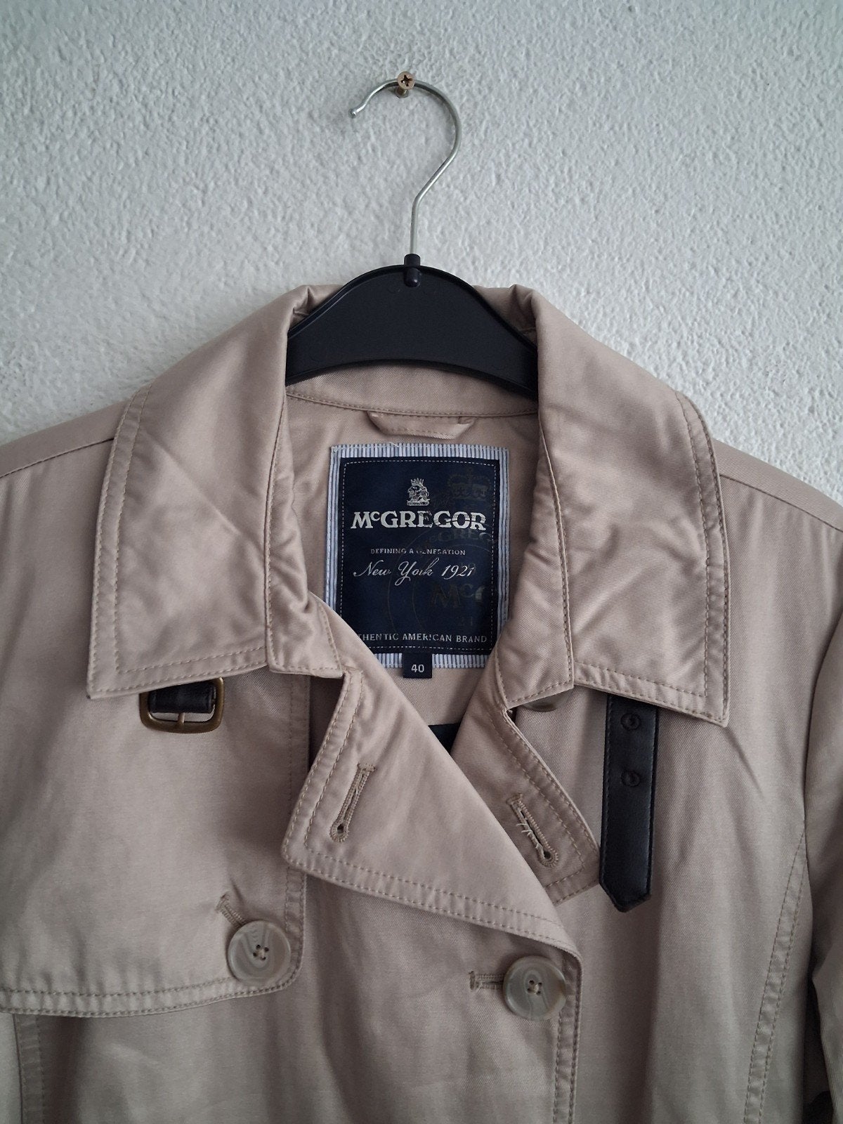 McGregor trenchcoat maat 40, Kleding | Dames, Maat 38/40 (M), McGregor, Beige, Ophalen of Verzenden