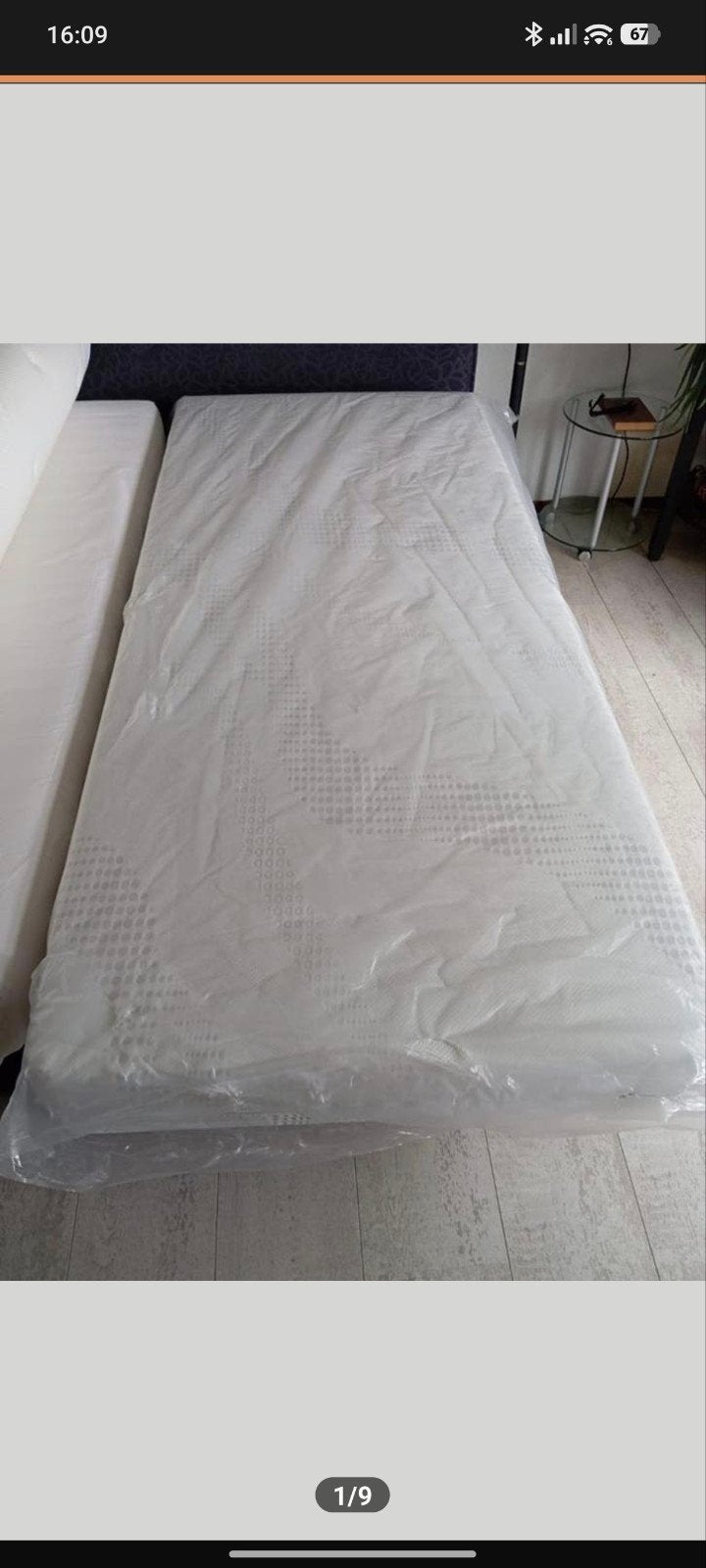 Pantera SG52 koudschuim matras 90x200 cm - Zo goed als nieuw, Ophalen, Zo goed als nieuw, Eenpersoons, 90 cm