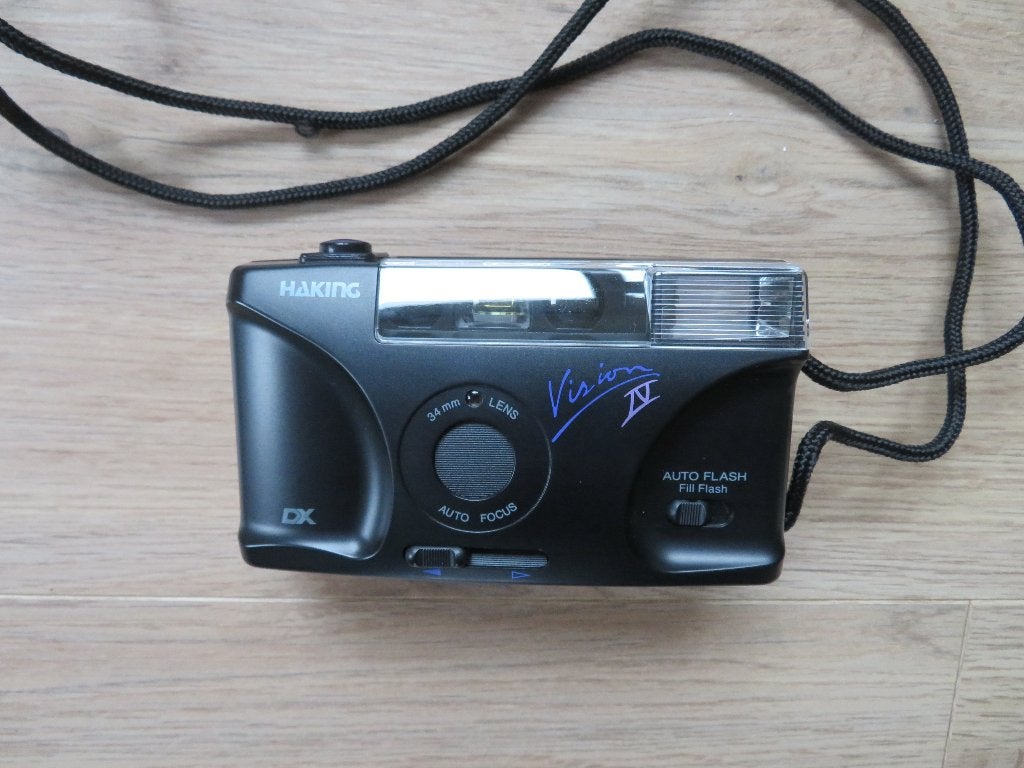 Fototoestel Haking Vision IV DX, Audio, Tv en Foto, Fotocamera's Analoog, Ophalen of Verzenden, Zo goed als nieuw, Compact, Overige Merken
