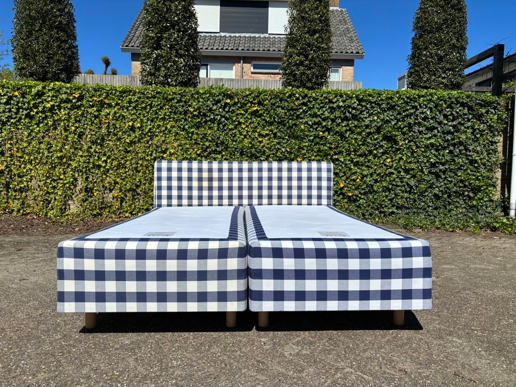 Hastens Excel boxspring 180x210, Ophalen, Gebruikt, 210 cm, Tweepersoons