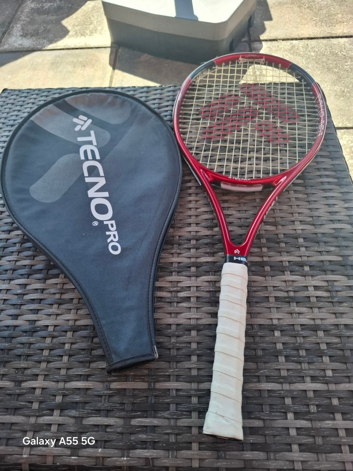 Tecno Pro Tour 100 Graphite Titanium Tennisracket L0, Overige merken, Gebruikt, Ophalen of Verzenden, L0