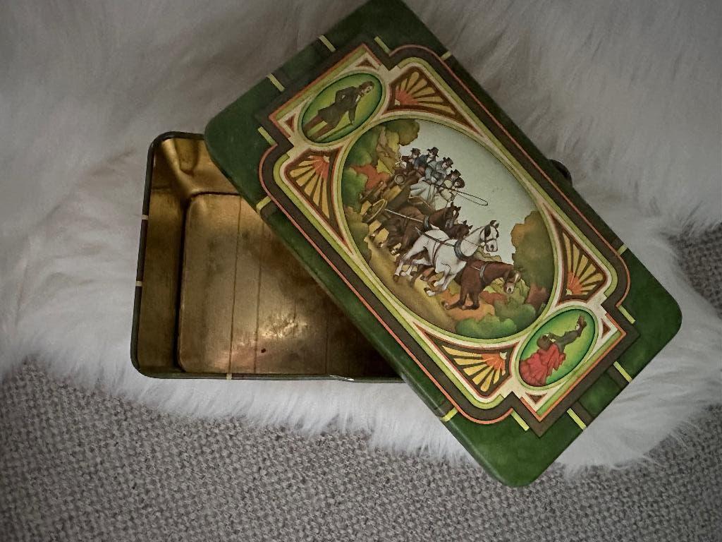 Douwe Egberts theeblik, Ophalen of Verzenden, Zo goed als nieuw, Koffie, Douwe Egberts