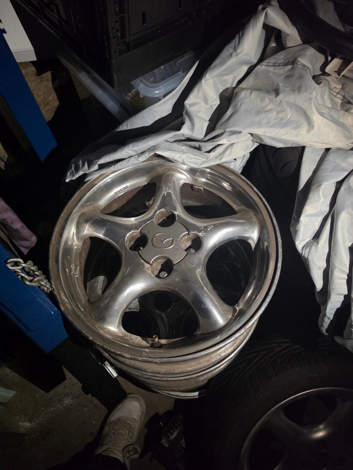 5 x 100 Mazda MX-5 NB 10th Anniversary Velgen, Auto-onderdelen, Gebruikt, 15 inch, Velg(en), Ophalen of Verzenden