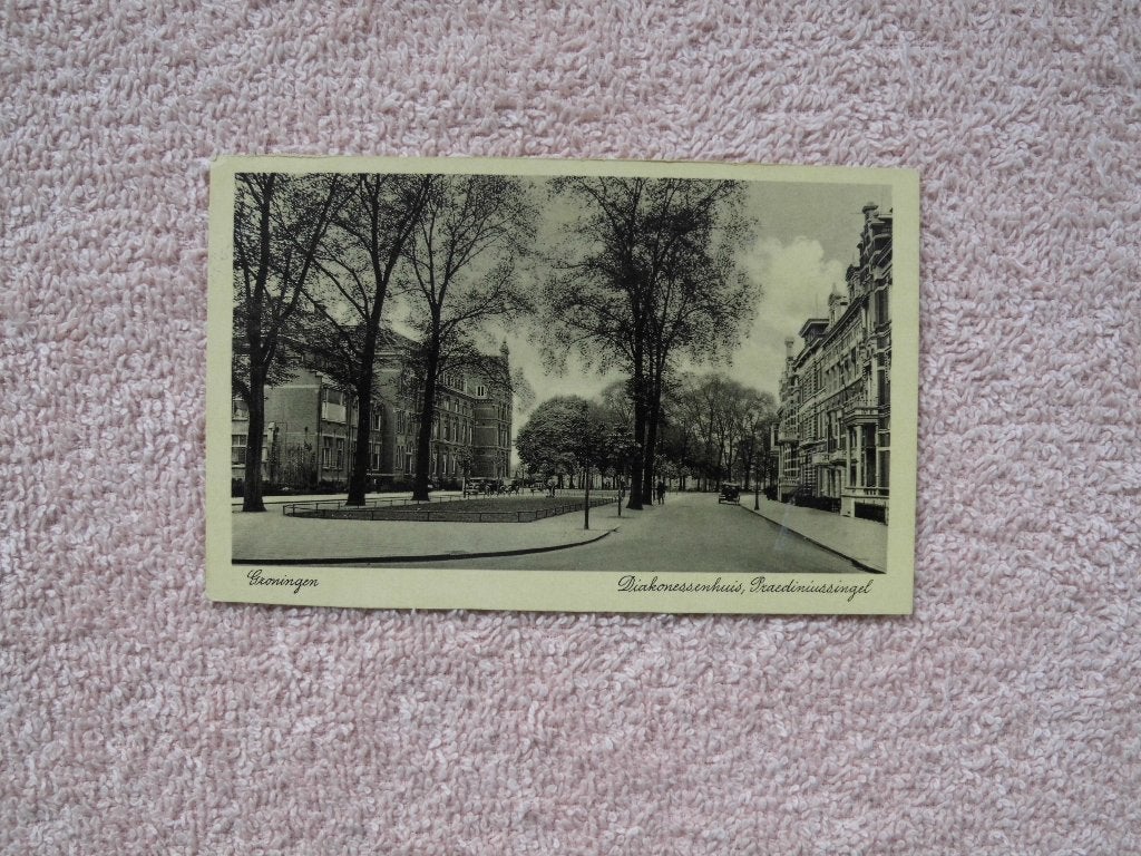 Groningen , Diakonessenhuis Praediniussingel, Ophalen of Verzenden, 1920 tot 1940, Gelopen, Groningen