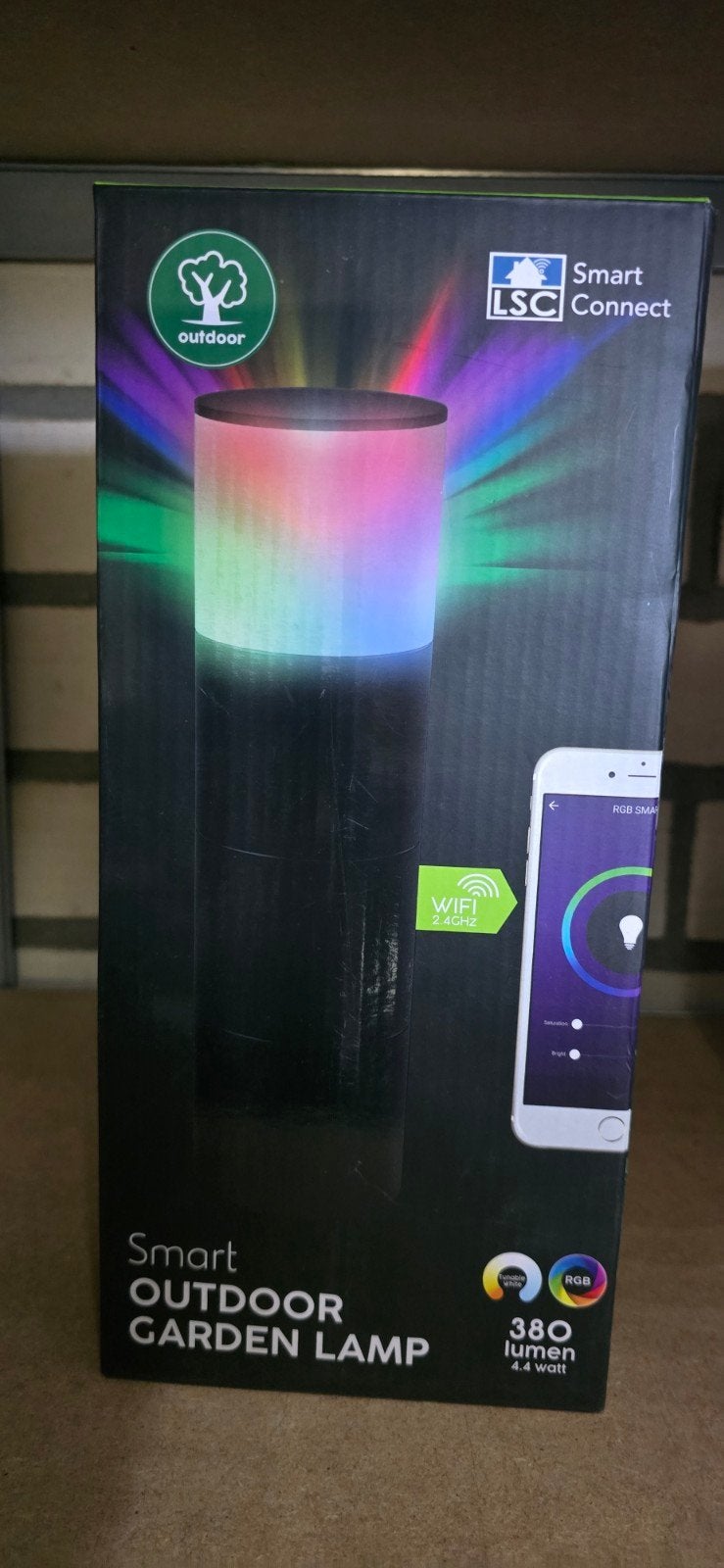 Smart Outdoor Tuinlamp LSC Connect RGB - 4 stuks, Overige materialen, Minder dan 50 watt, Nieuw, Ophalen of Verzenden