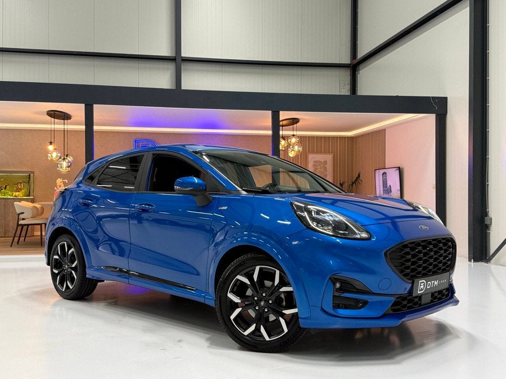 Ford Puma 1.0 EcoBoost Hybrid ST-Line X Trekhaak 155 PK Led, Auto's, Ford, Voorwielaandrijving, Stof, Puma, Euro 6