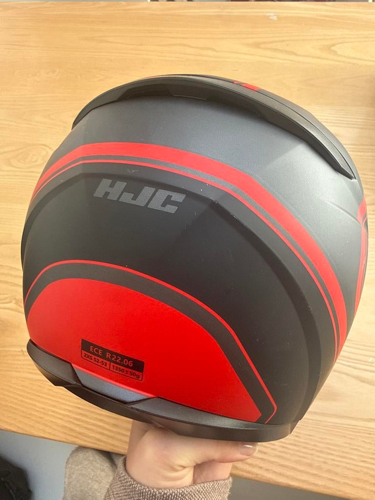 HJC motorhelm zwart/rood, XXS, Heren, HJC, Ophalen of Verzenden