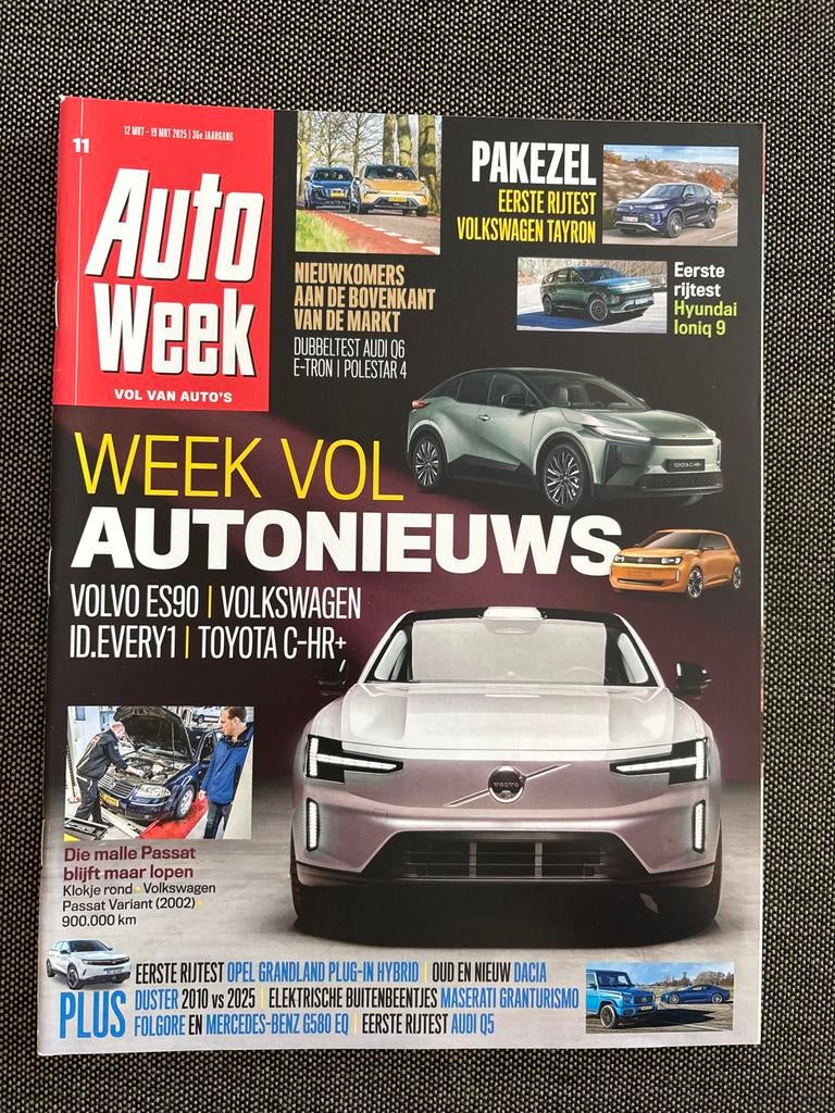 AutoWeek Magazine 12-19 maart 2025 - Vol autonieuws, Ophalen of Verzenden, Nieuw, Algemeen