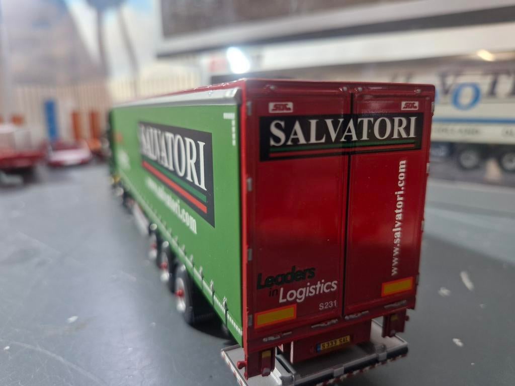 Scania R6 topline 6x2 met huiftrailer wsi SALVATORI, Ophalen of Verzenden, Zo goed als nieuw, Bus of Vrachtwagen, Wsi