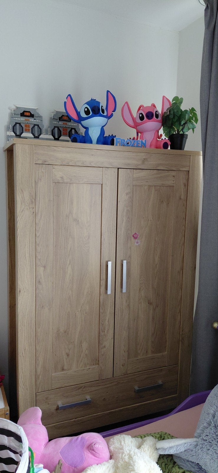 Ruime TWF kledingkast met extra plank, Huis en Inrichting, Ophalen, Met deur(en), Gebruikt, 100 tot 150 cm