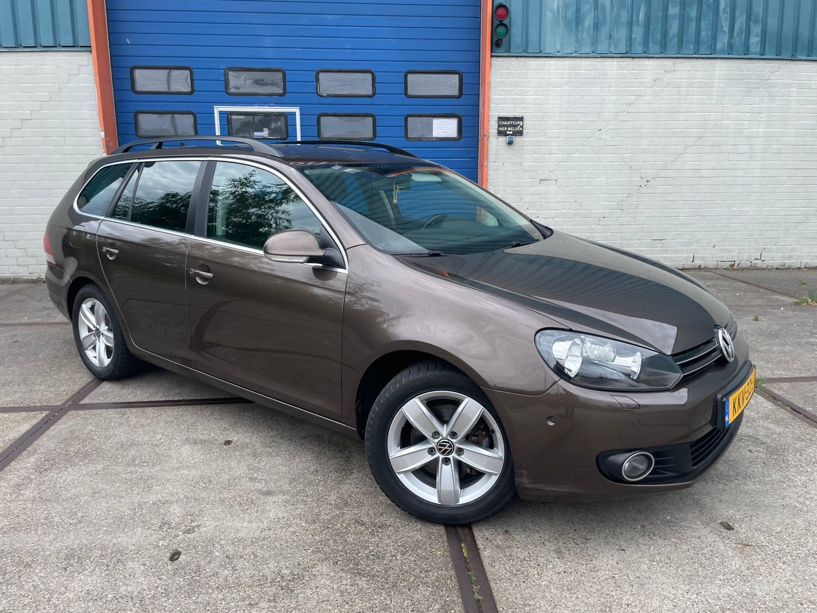 Volkswagen Golf 1.4 TSI 90KW Variant DSG 2010 Bruin, Auto's, Volkswagen, Stof, Beige, 4 cilinders, Bruin