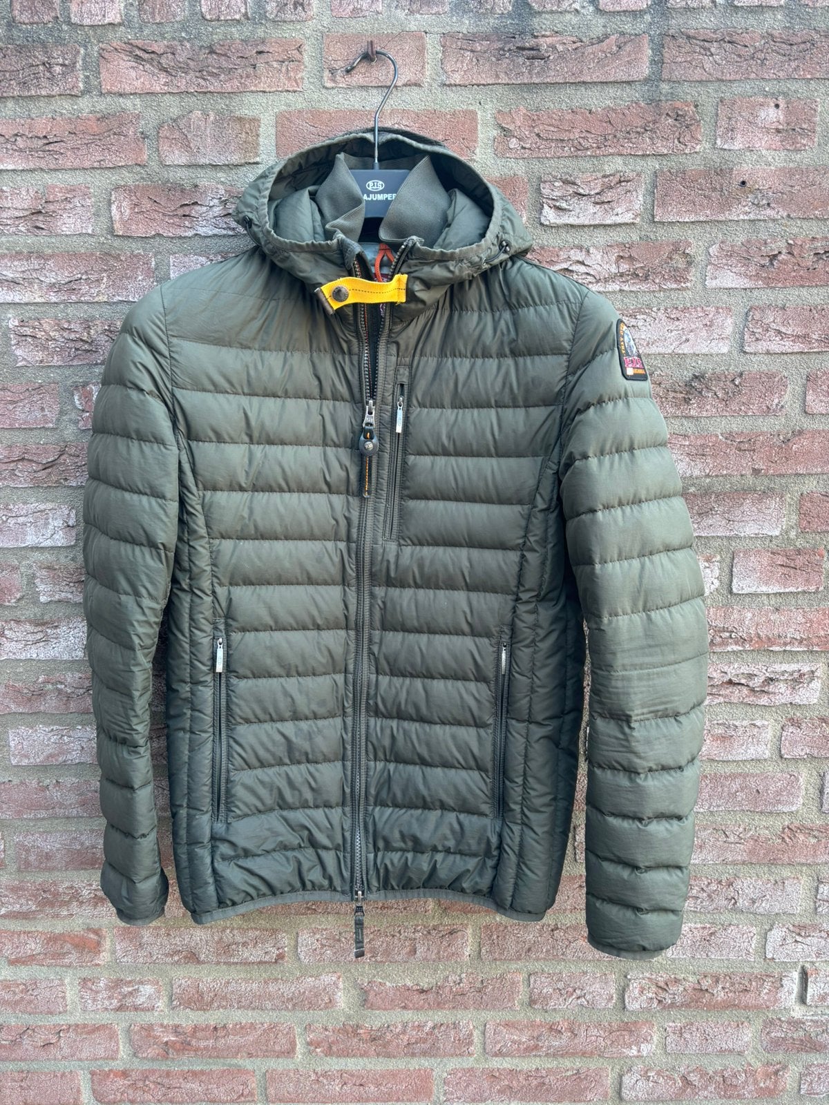 Parajumpers PJS Jas - Lichtgewicht donsjack - Maat XS, Verzenden, Zo goed als nieuw, Maat 46 (S) of kleiner, Groen