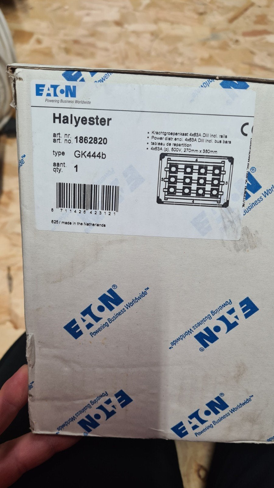 Eaton Halyester Groepenkast GK444B - Nieuw in doos, Ophalen of Verzenden, Nieuw, Eaton, Groepenkast