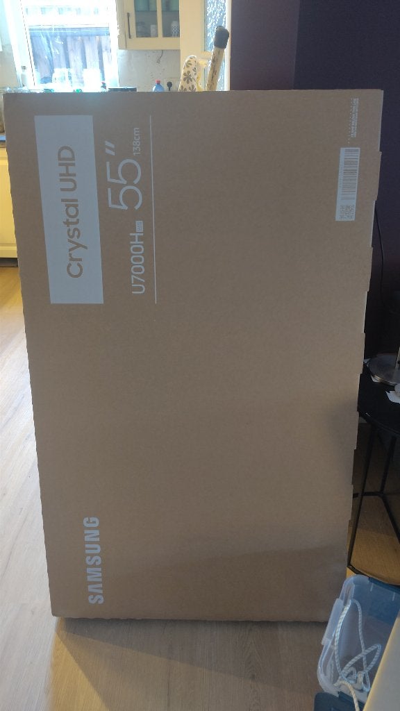 Nieuwe Samsung Crystal UHD 55 inch Smart TV (ongeopend), Ophalen, 50 Hz, Nieuw, Samsung