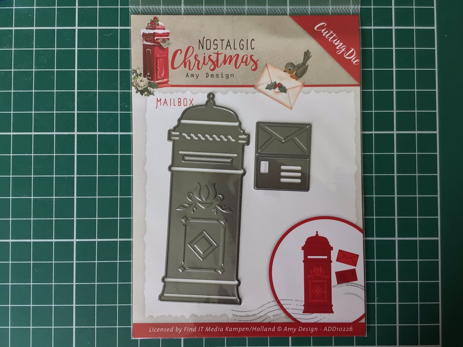 Snijmal Amy design ADD10226 nostalgic Christmas, Ophalen of Verzenden, Zo goed als nieuw, Kerst, Pons of Mal