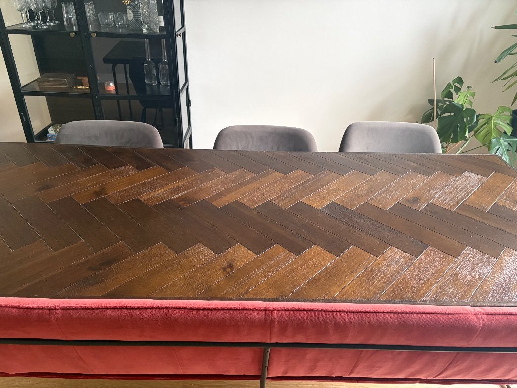 Dutchbone class eettafel, Huis en Inrichting, Tafels | Eettafels, Ophalen, Klassiek, 200 cm of meer, 50 tot 100 cm
