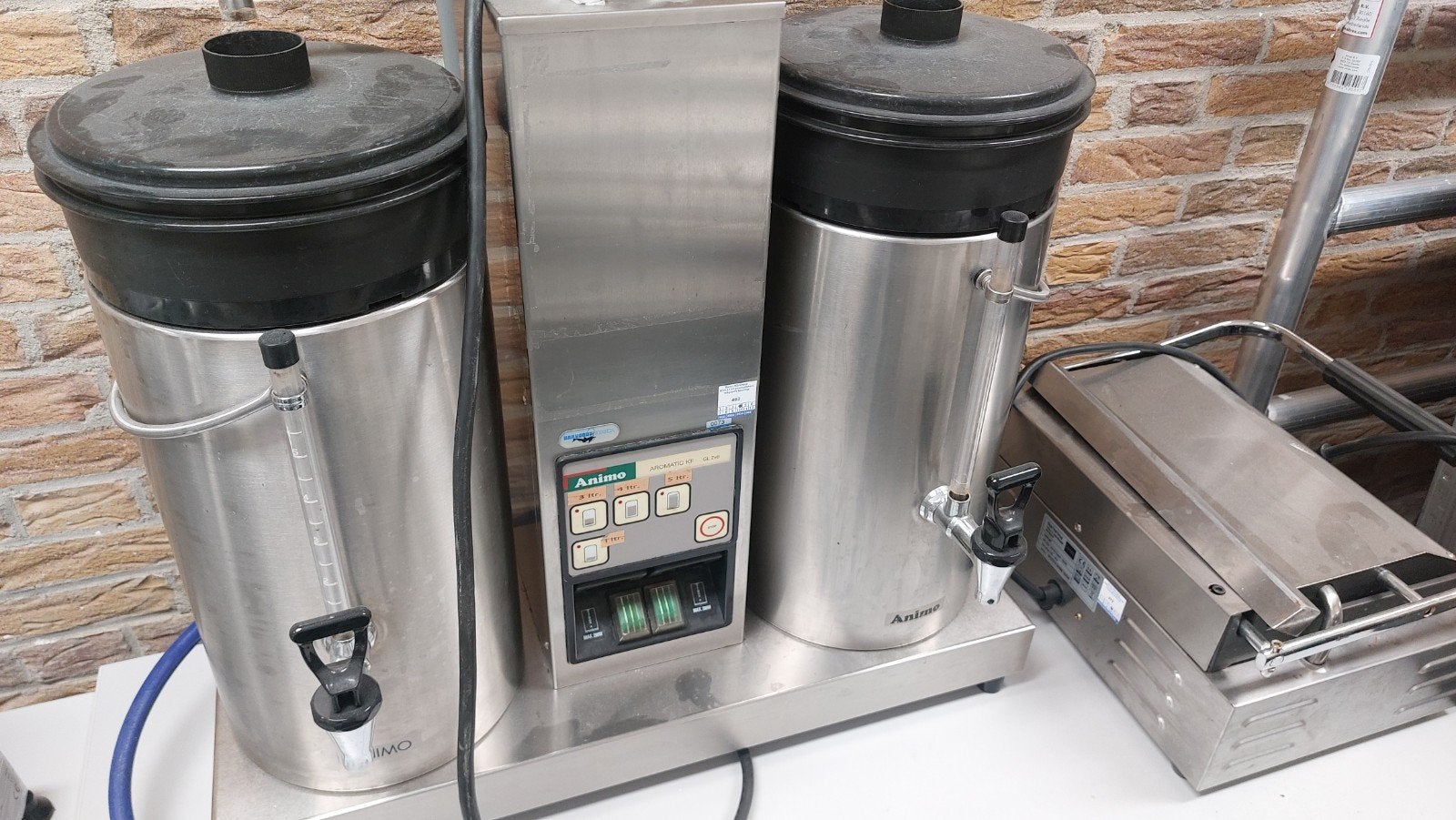 Animo Aromatic KF GL 2x6 Koffiemachine met 2 percolators, Witgoed en Apparatuur, Ophalen, Gebruikt