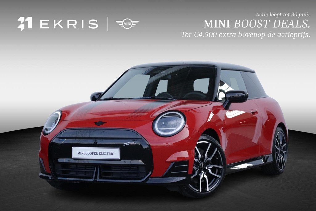 MINI Cooper SE John Cooper Works Trim | Pakket L | Panoramad, Auto's, Mini, Stof, Zwart, 4 stoelen, Mini Electric