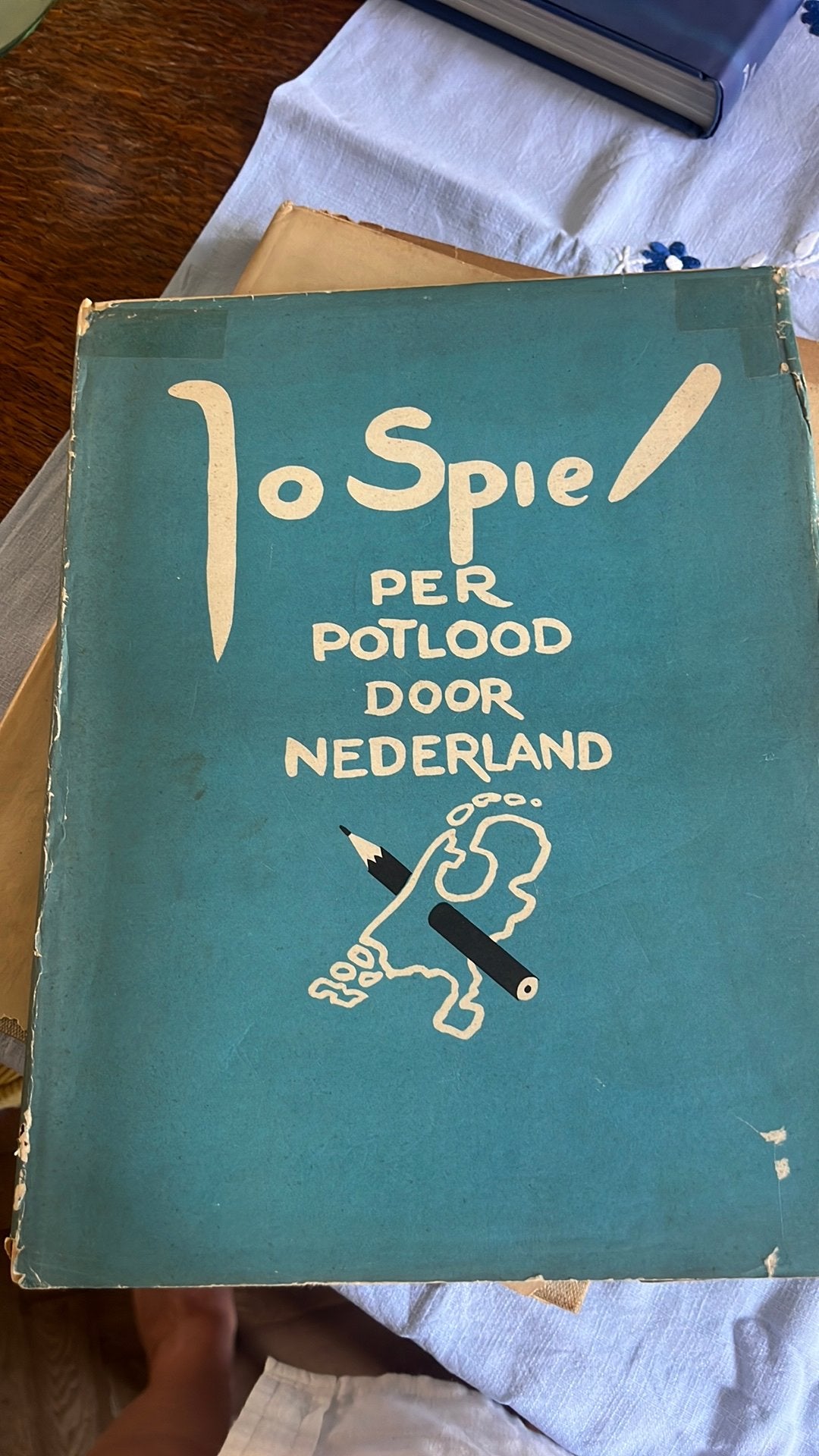 Jo Spier 2 e druk 1935 Met potlood naar nederland, Boeken, Ophalen of Verzenden, Gelezen, Overige onderwerpen