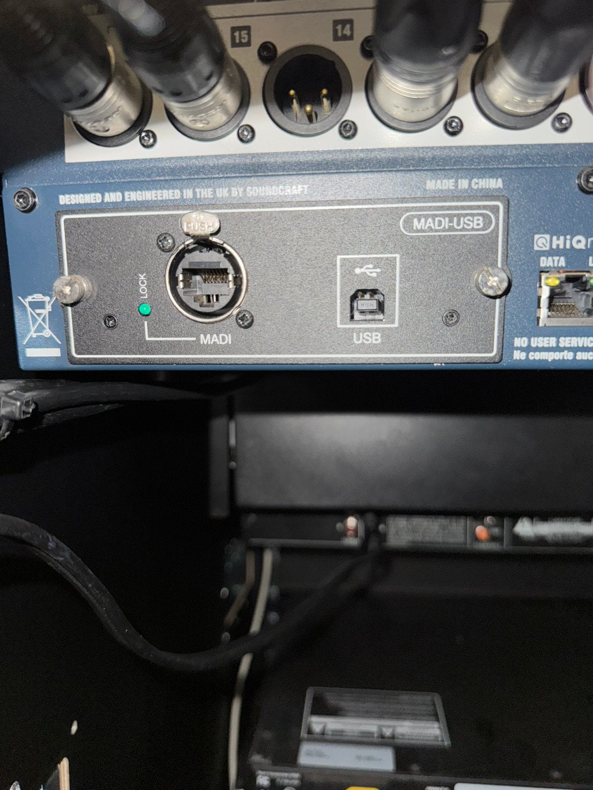 Soundcraft madi usb kaart, Ophalen, Zo goed als nieuw, 100 watt of meer