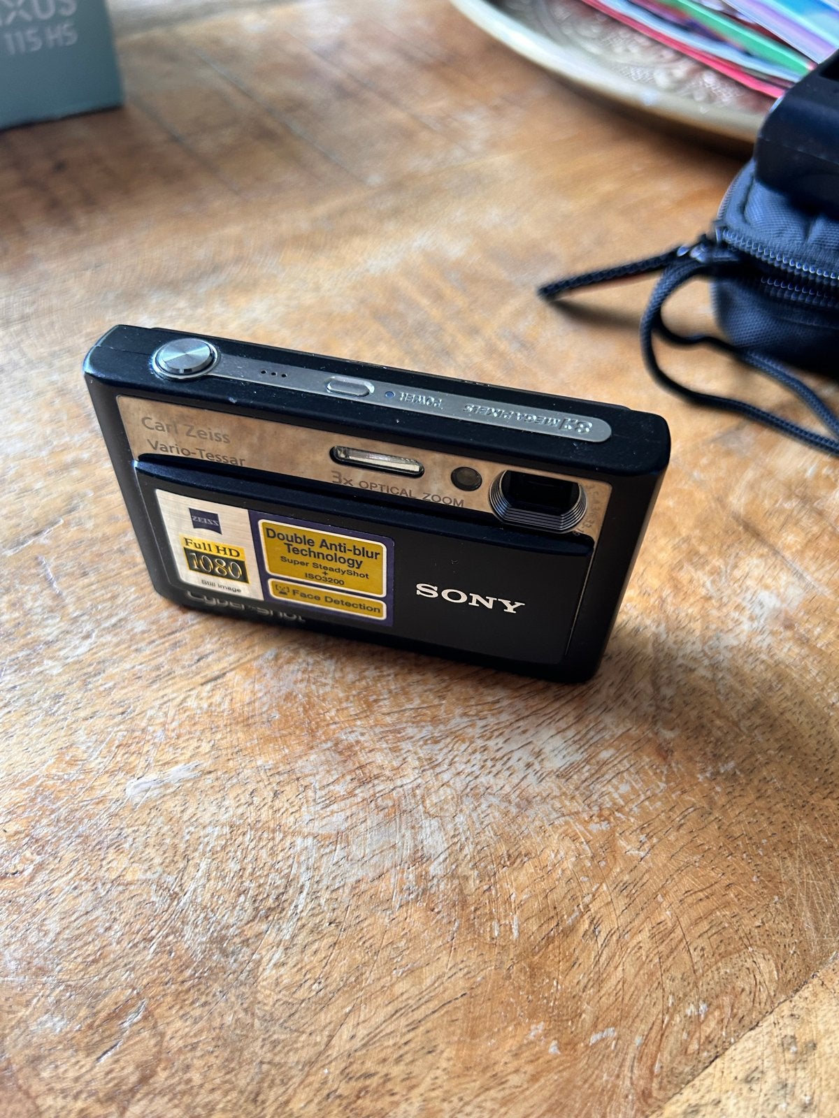 Sony Cyber-shot compactcamera met Carl Zeiss lens, Gebruikt, Beeldstabilisatie, Ophalen of Verzenden, Compactcamera