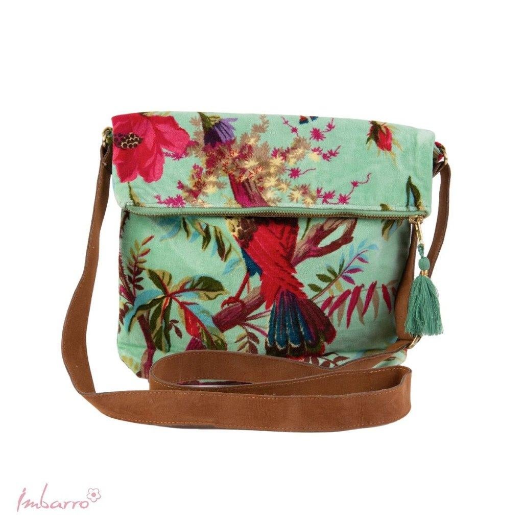 Groene cross bag tas paradise van Imbarro leuk als cadeau, -, -, Overige typen, Nieuw