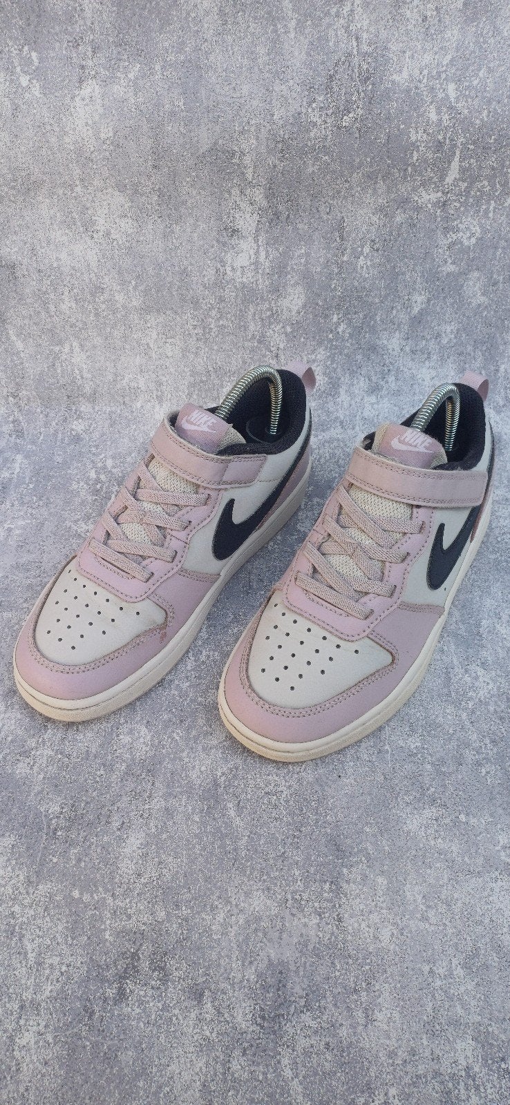 Nike Court Borough Low 2 Roze/Wit Maat 24, Kinderen en Baby's, Kinderkleding | Schoenen en Sokken, Gebruikt, Meisje, Schoenen