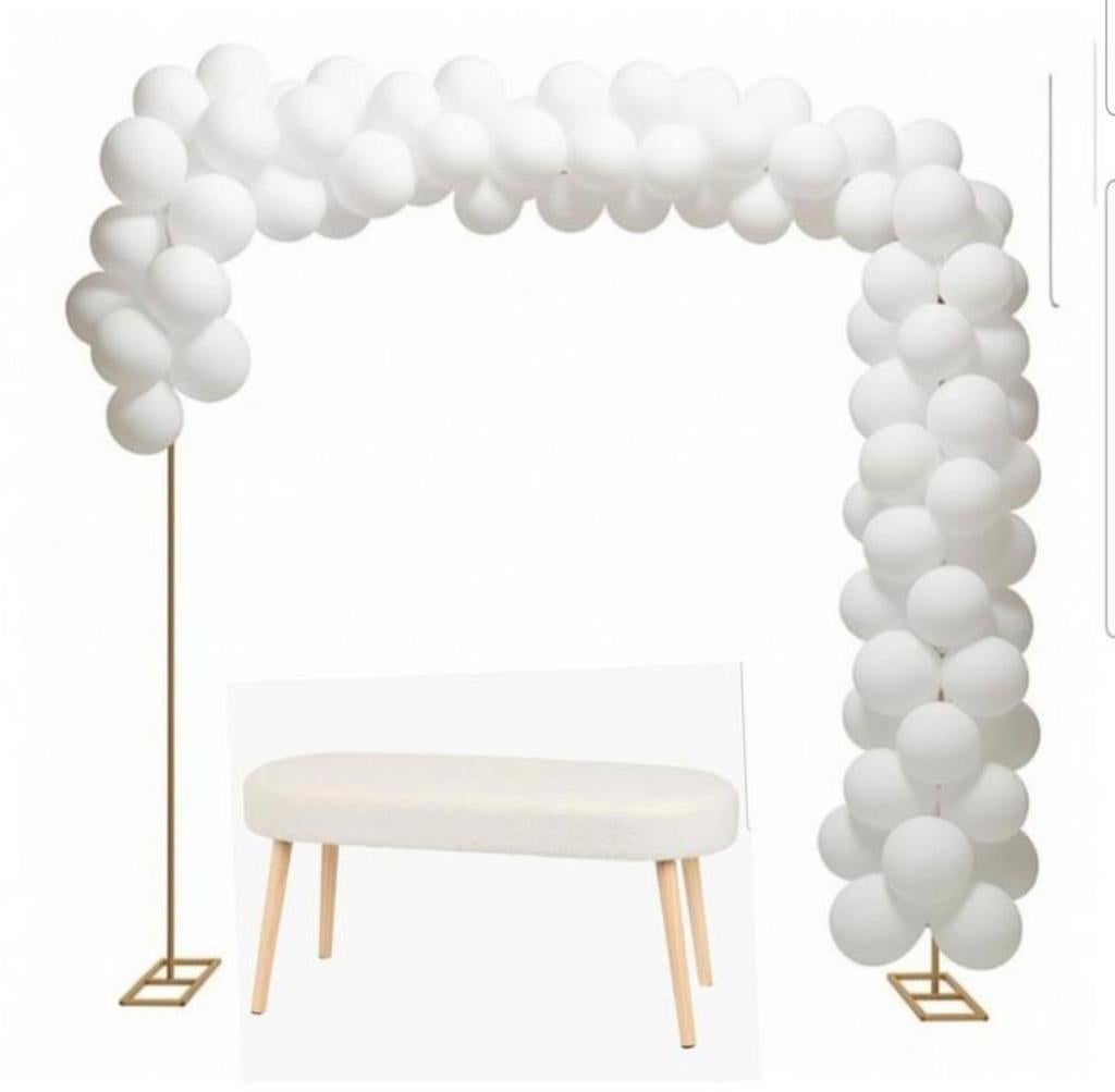 Trouwbankje, backdrop, welkomstbord en lichtletters, Ophalen, Geboorte of Huwelijk