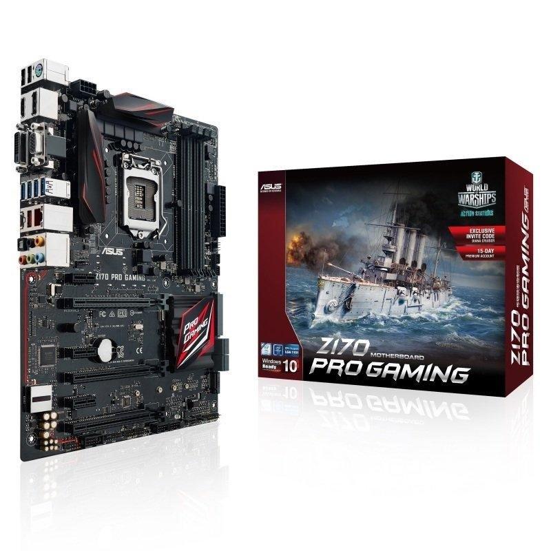 ASUS Z170 PRO GAMING Moederbord, Computers en Software, Moederborden, LGA 1151, DDR4, Ophalen of Verzenden, Zo goed als nieuw