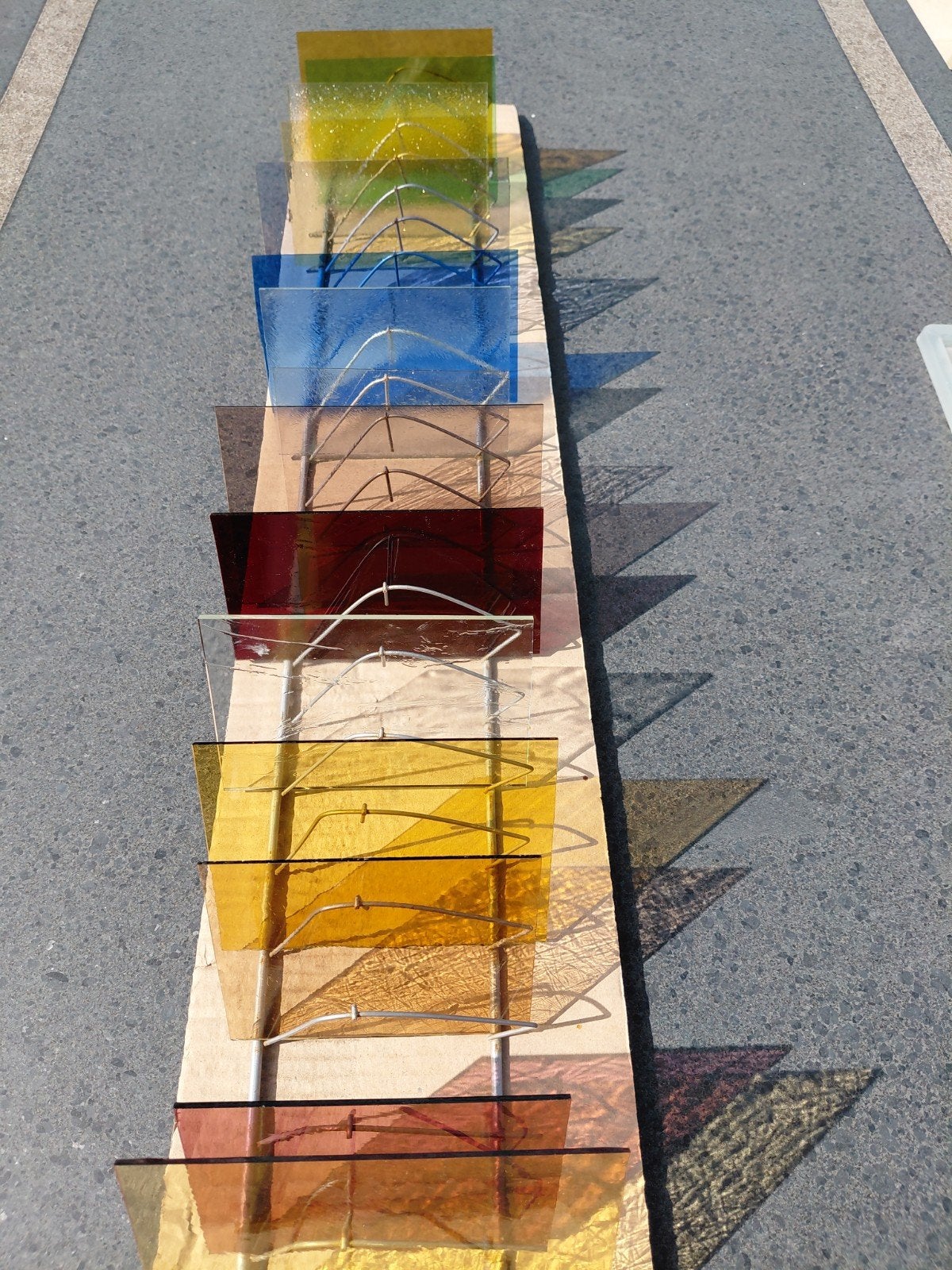 Figuurglasplaatjes Glas in lood/Tiffany, Ophalen of Verzenden, Nieuw