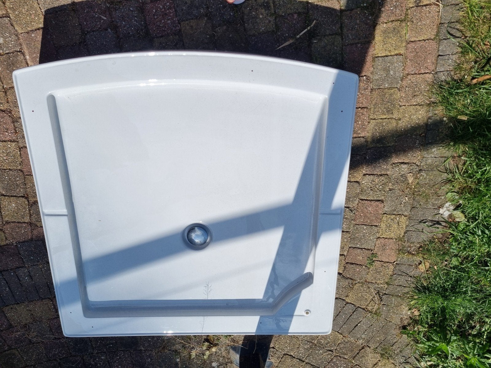 Nieuwe Douchebak 100x100x14 cm met verstelbare poten, Ophalen