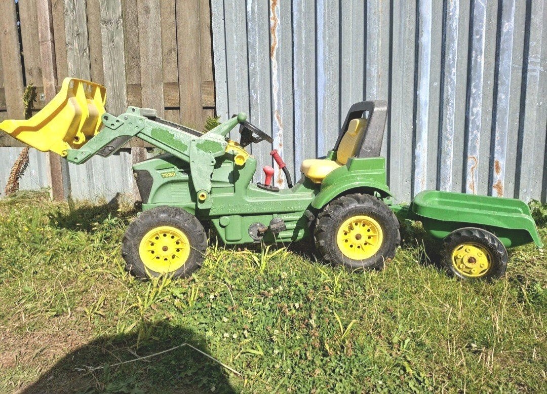 John Deere Rolly Toys traptractor met schakelbak en luchtban, Kinderen en Baby's, Ophalen, Gebruikt, Overige merken