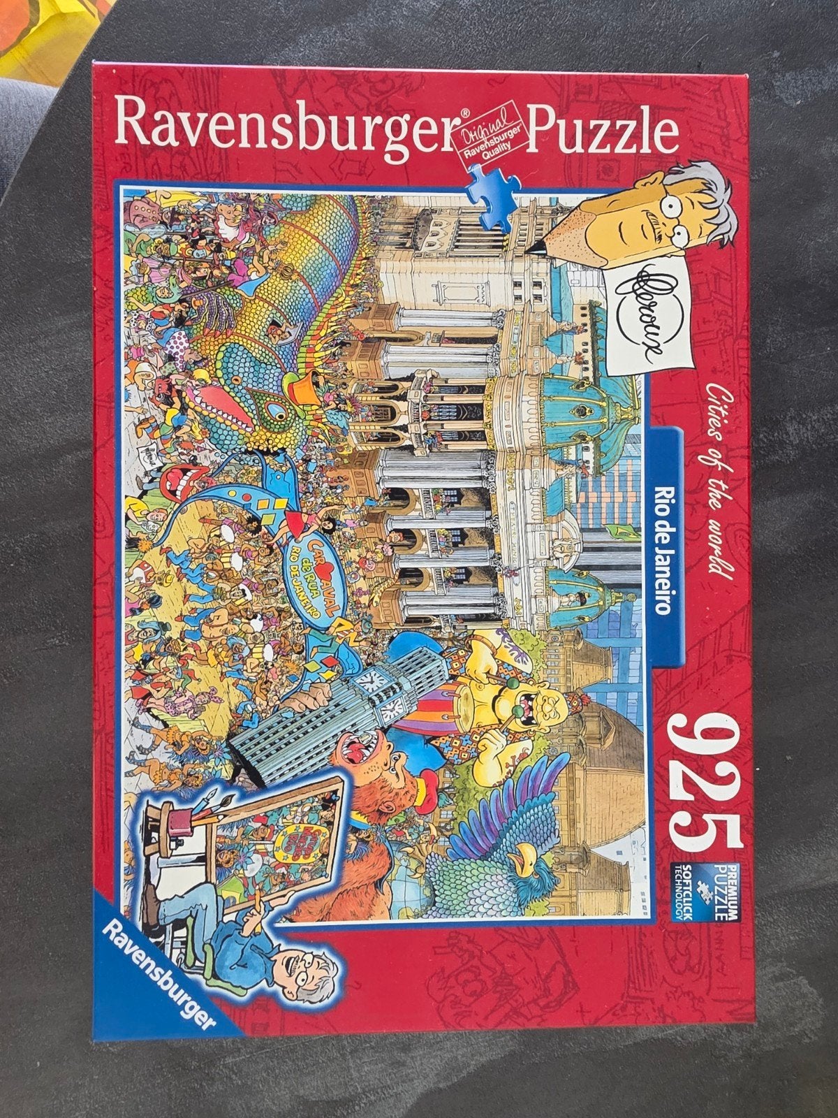 Ravensburger Puzzle Cities of the World Rio de Janeiro 925, Ophalen of Verzenden, 500 t/m 1500 stukjes, Zo goed als nieuw, Legpuzzel