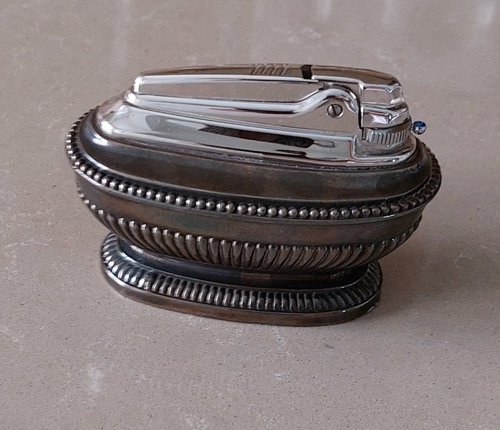 Mooie antieke zilveren Ronson tafelaansteker - vintage/retro, Ophalen of Verzenden, Gebruikt